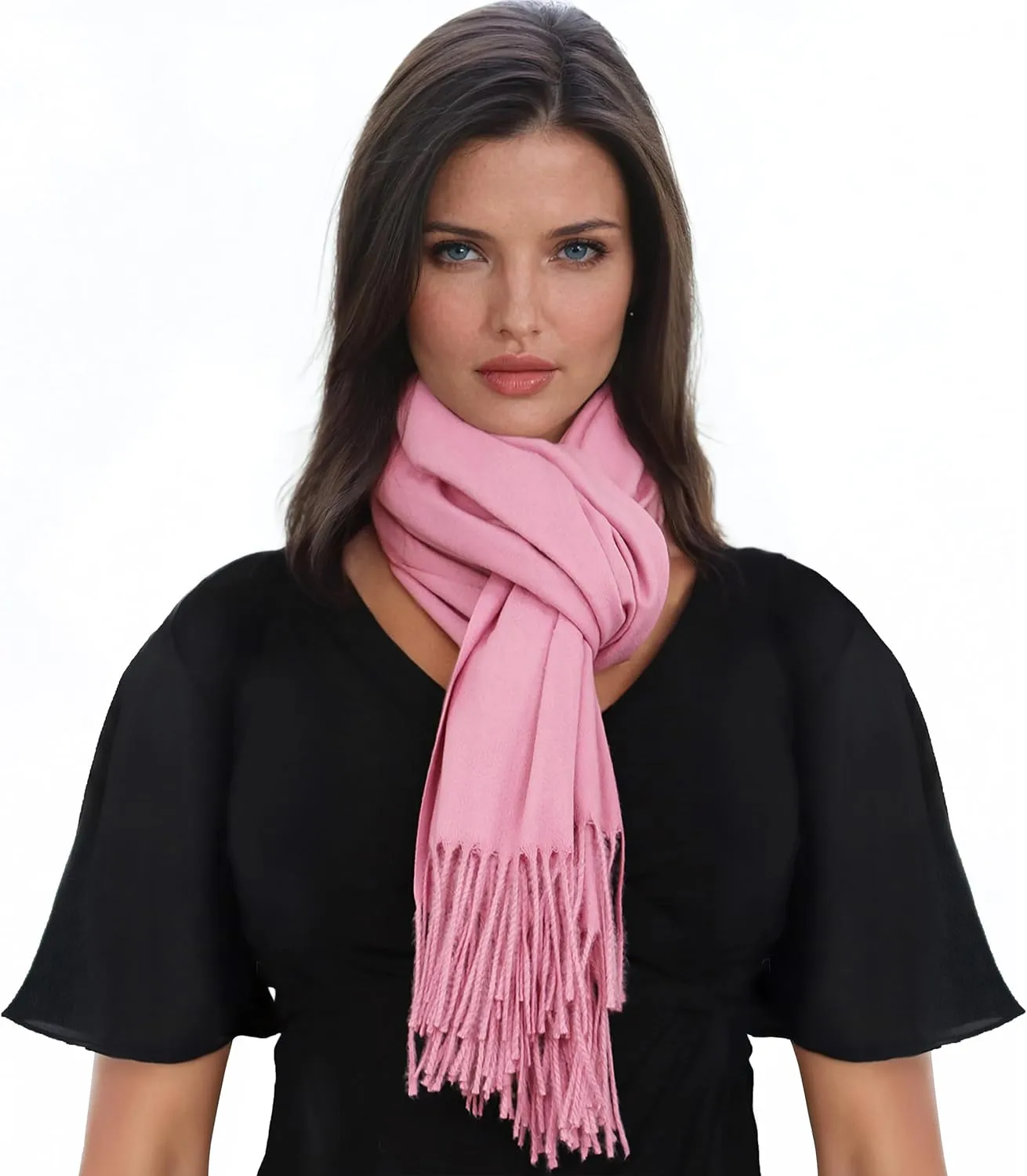 Ocomfly 100% Pashmina Scarf for Women - Premium Womens Scarves - Gift Boxed - Shawls or Wraps - Ultra Soft and Warm