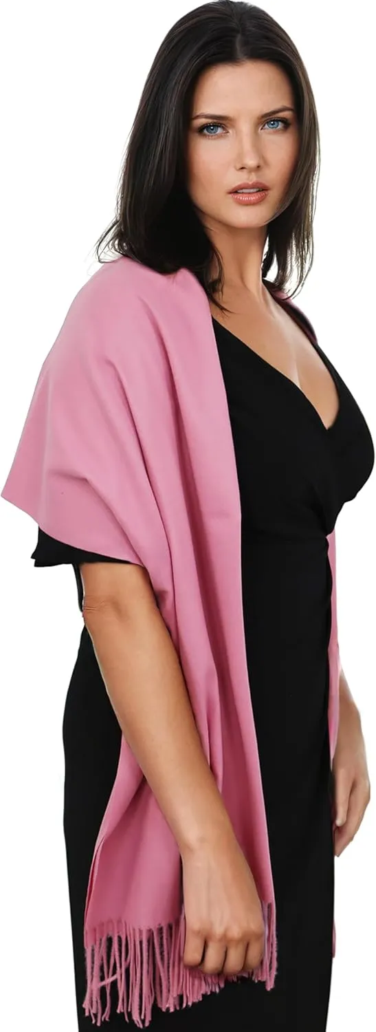 Ocomfly 100% Pashmina Scarf for Women - Premium Womens Scarves - Gift Boxed - Shawls or Wraps - Ultra Soft and Warm