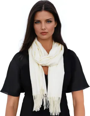 Ocomfly 100% Pashmina Scarf for Women - Premium Womens Scarves - Gift Boxed - Shawls or Wraps - Ultra Soft and Warm