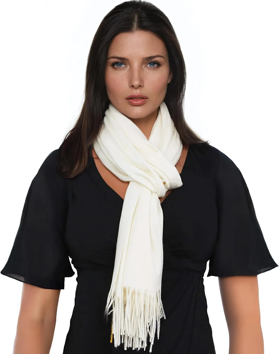 Ocomfly 100% Pashmina Scarf for Women - Premium Womens Scarves - Gift Boxed - Shawls or Wraps - Ultra Soft and Warm