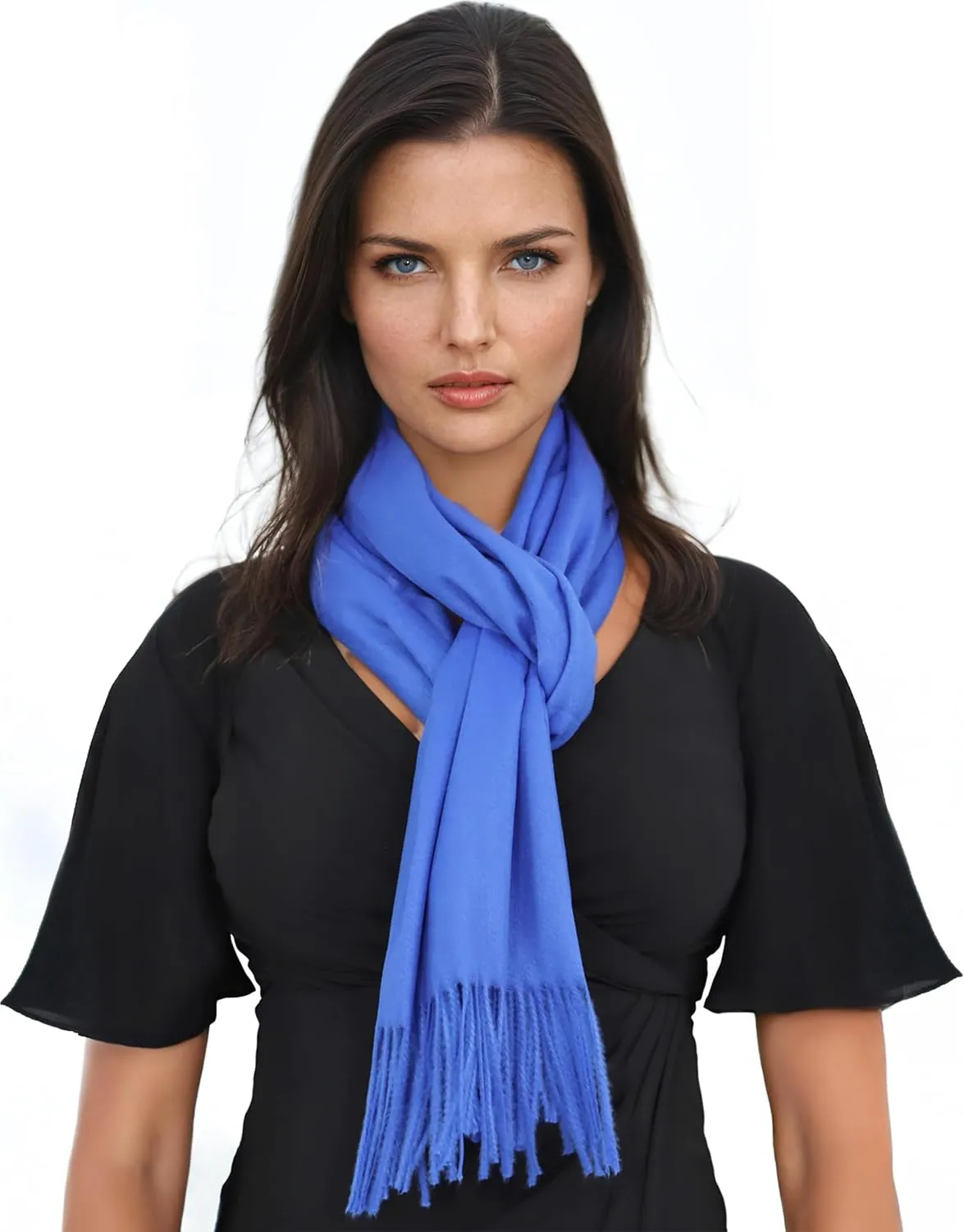 Ocomfly 100% Pashmina Scarf for Women - Premium Womens Scarves - Gift Boxed - Shawls or Wraps - Ultra Soft and Warm