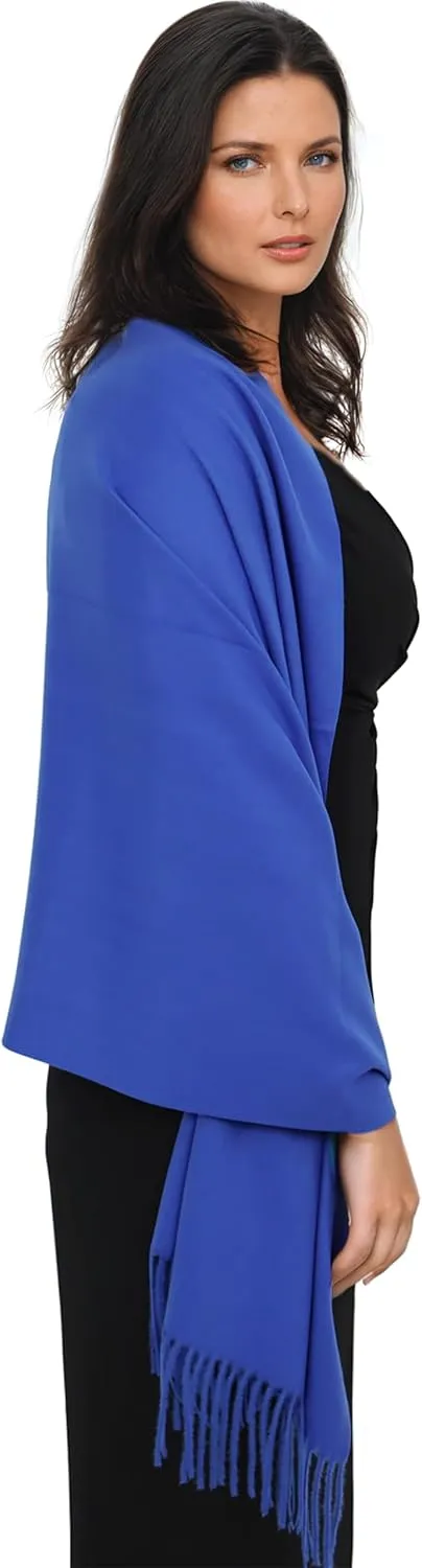 Ocomfly 100% Pashmina Scarf for Women - Premium Womens Scarves - Gift Boxed - Shawls or Wraps - Ultra Soft and Warm