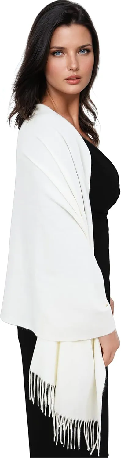 Ocomfly 100% Pashmina Scarf for Women - Premium Womens Scarves - Gift Boxed - Shawls or Wraps - Ultra Soft and Warm
