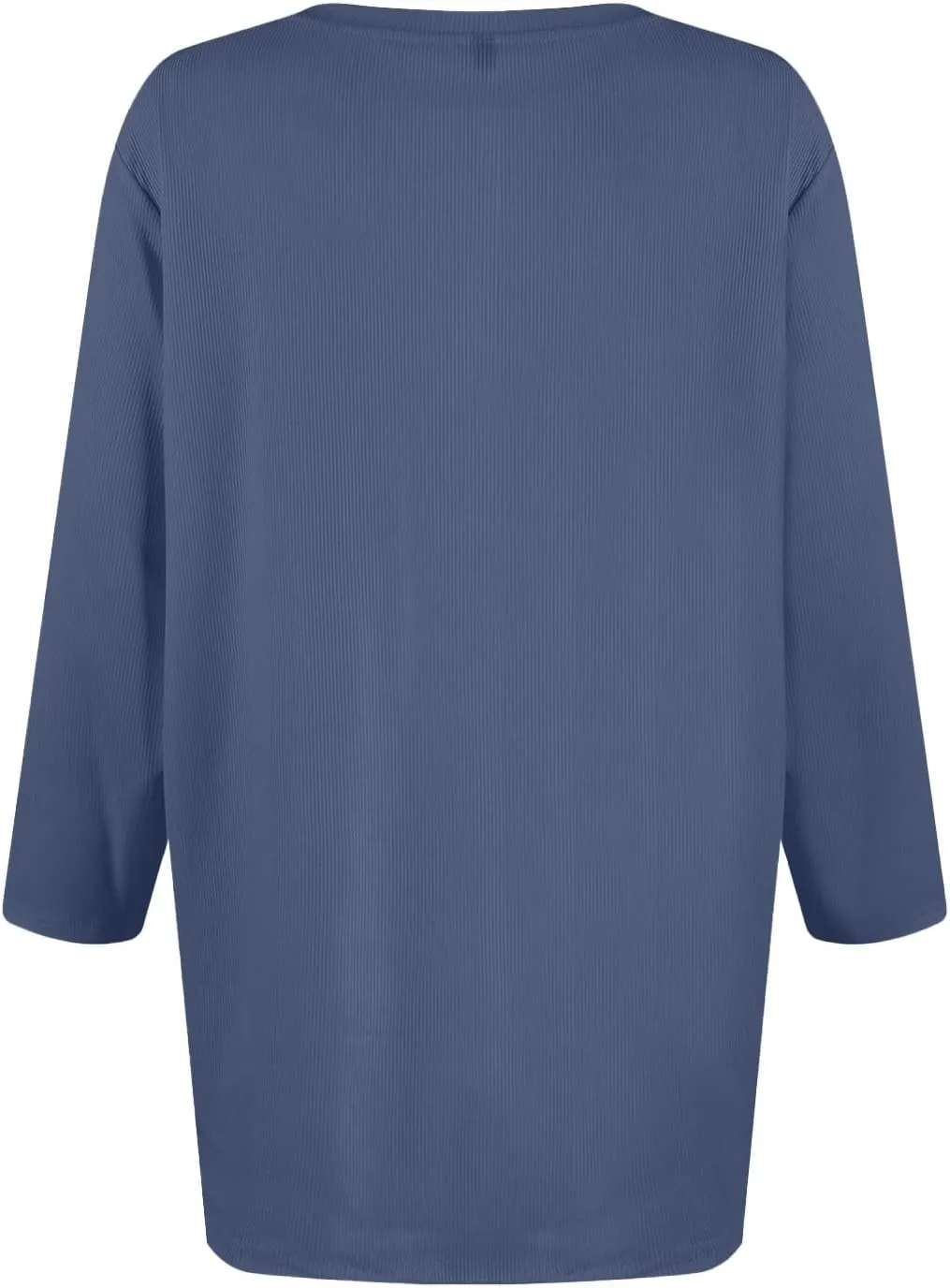 Oversized Sweaters for Women 3/4 Length Sleeve Tops Crewneck Blouses Dressy Casual Knit Tops