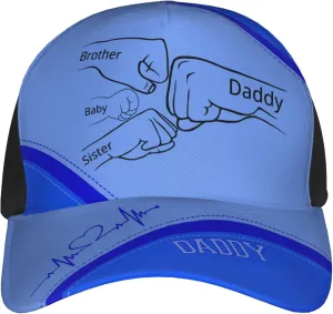 Personalized Fathers Gifts,Custom Hats for Daddy, Fathers Gifts for Men,Dad,Grandpa,Husband Hat