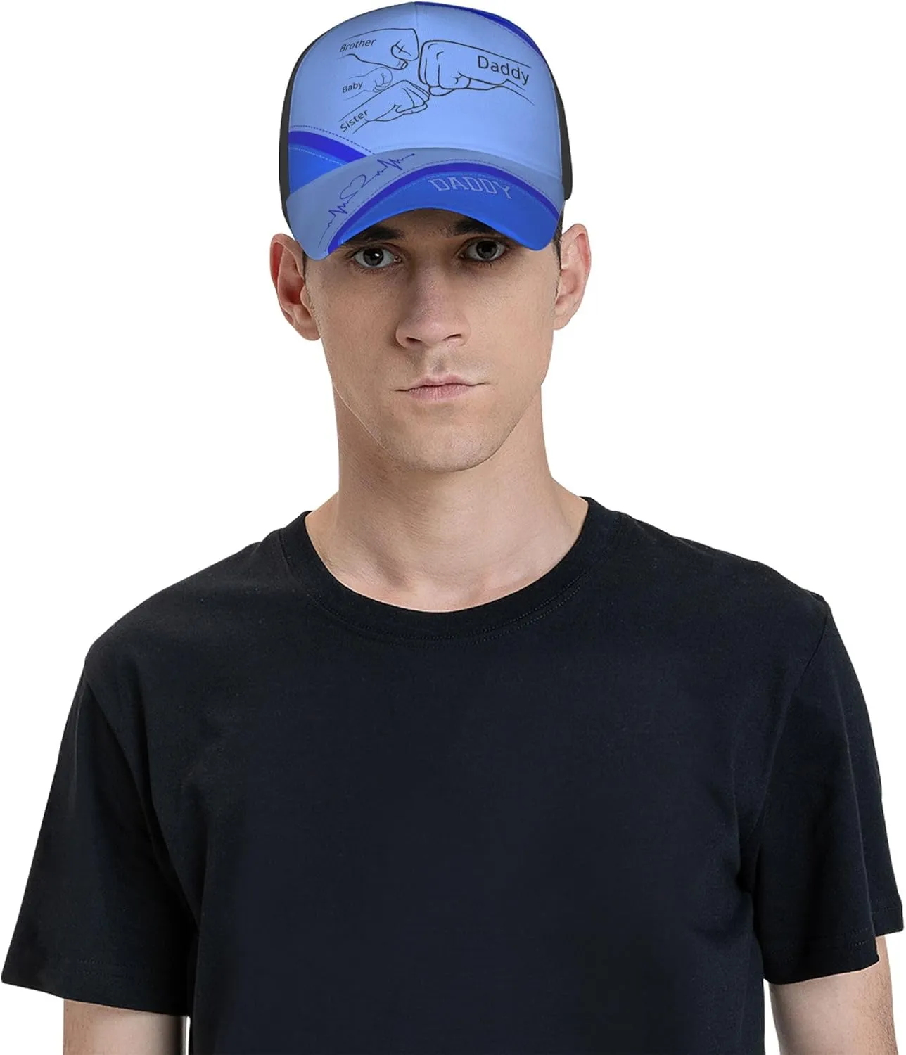 Personalized Fathers Gifts,Custom Hats for Daddy, Fathers Gifts for Men,Dad,Grandpa,Husband Hat