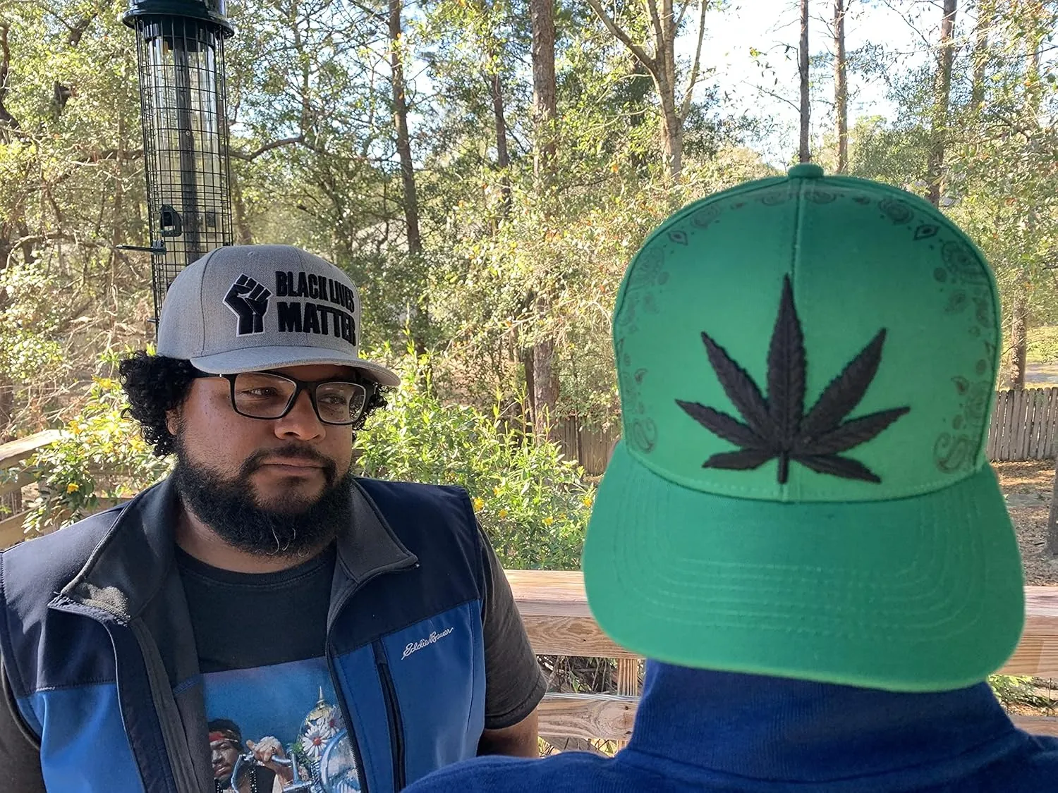 Popfizzy Weed Hat, Unisex Pot Leaf Hats, Cannabis Baseball Caps, Hip-Hop Hats, Marijuana Snapback Cap, Weed Gifts for Stoners