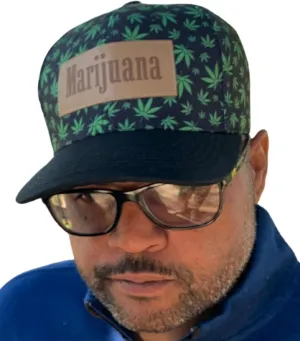Popfizzy Weed Hat, Unisex Pot Leaf Hats, Cannabis Baseball Caps, Hip-Hop Hats, Marijuana Snapback Cap, Weed Gifts for Stoners