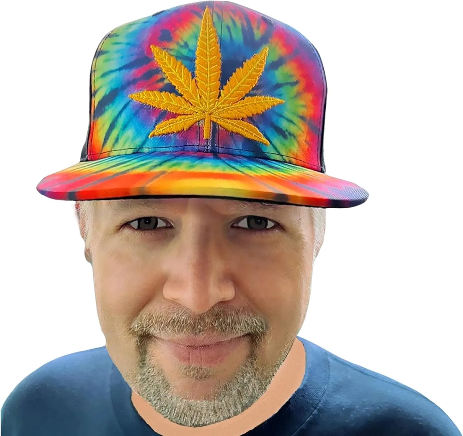 Popfizzy Weed Hat, Unisex Pot Leaf Hats, Cannabis Baseball Caps, Hip-Hop Hats, Marijuana Snapback Cap, Weed Gifts for Stoners