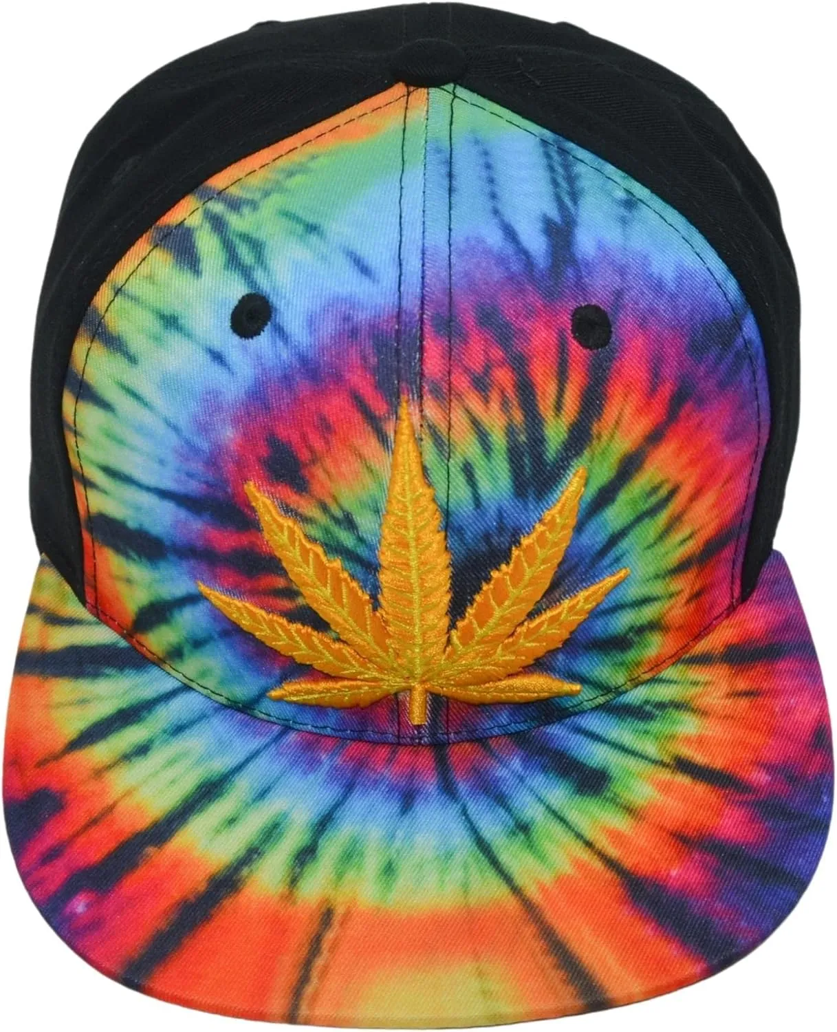 Popfizzy Weed Hat, Unisex Pot Leaf Hats, Cannabis Baseball Caps, Hip-Hop Hats, Marijuana Snapback Cap, Weed Gifts for Stoners