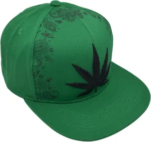 Popfizzy Weed Hat, Unisex Pot Leaf Hats, Cannabis Baseball Caps, Hip-Hop Hats, Marijuana Snapback Cap, Weed Gifts for Stoners