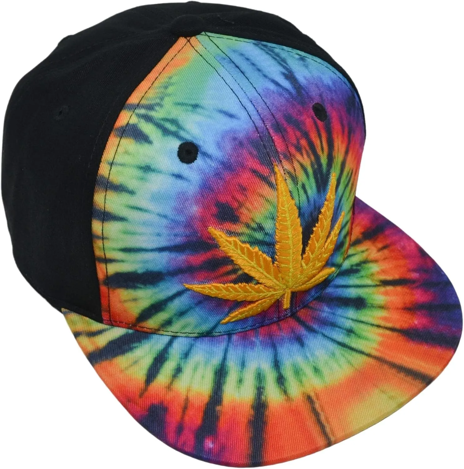 Popfizzy Weed Hat, Unisex Pot Leaf Hats, Cannabis Baseball Caps, Hip-Hop Hats, Marijuana Snapback Cap, Weed Gifts for Stoners