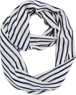 Sassy Stripes Vintage Style Multi Color Light Infinity Loop Scarf
