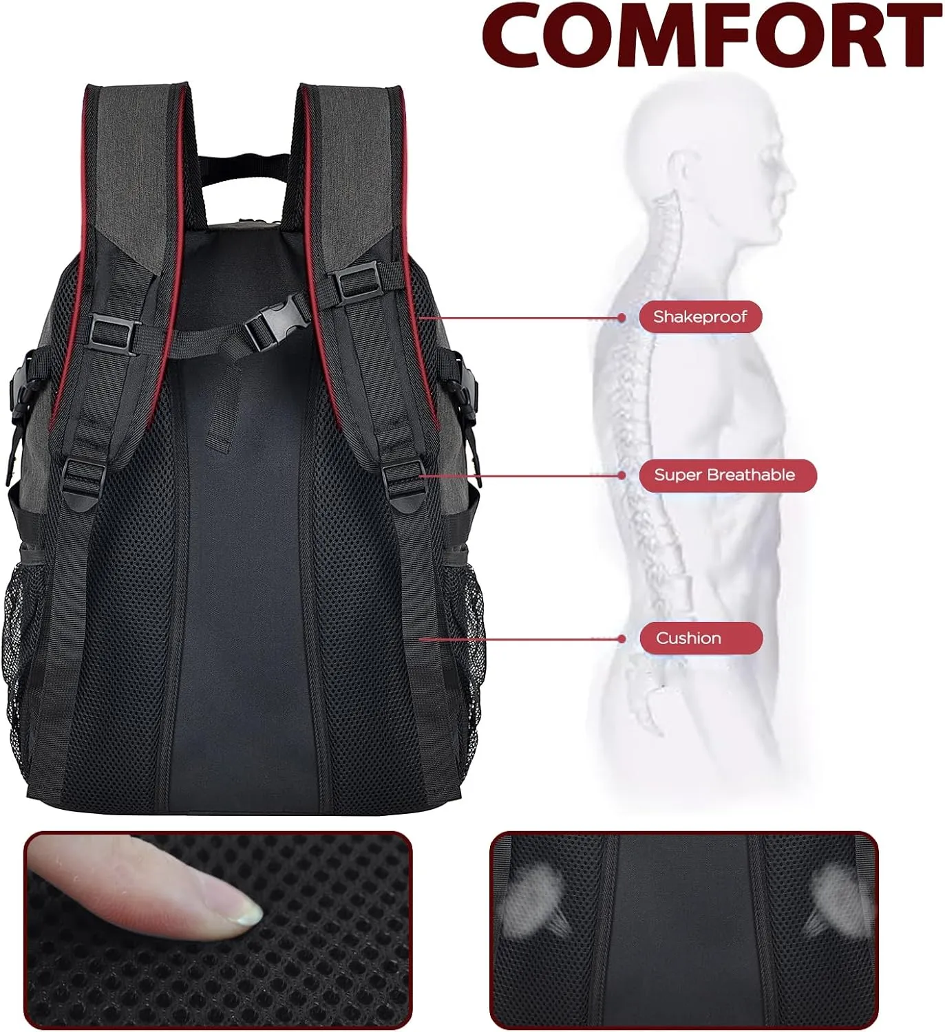 Soccer Backpack,Basketball Backpack for Basketball Accessories Training Equipment Fits Volleyball,Soccer,Sports Gifts