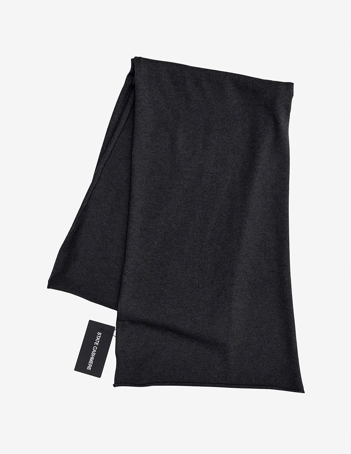 State Cashmere Unisex Long Jersey Knit Scarf 100% Pure Cashmere Ultra Warm Winter Accessories