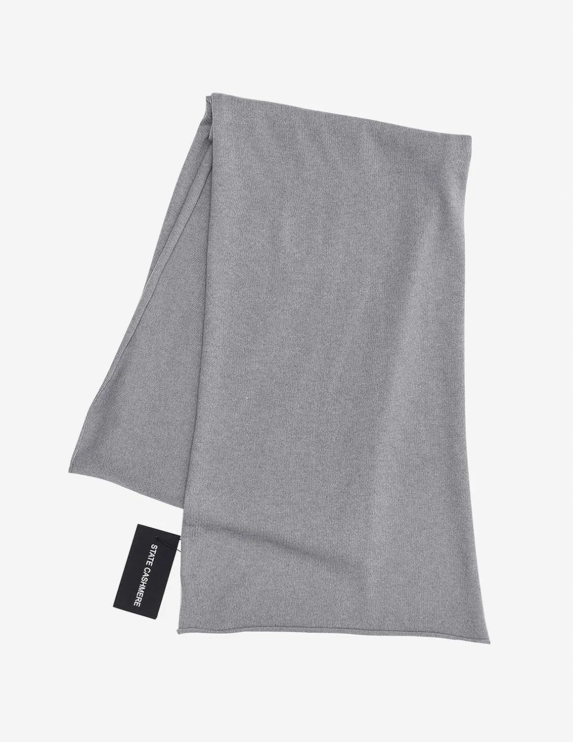 State Cashmere Unisex Long Jersey Knit Scarf 100% Pure Cashmere Ultra Warm Winter Accessories