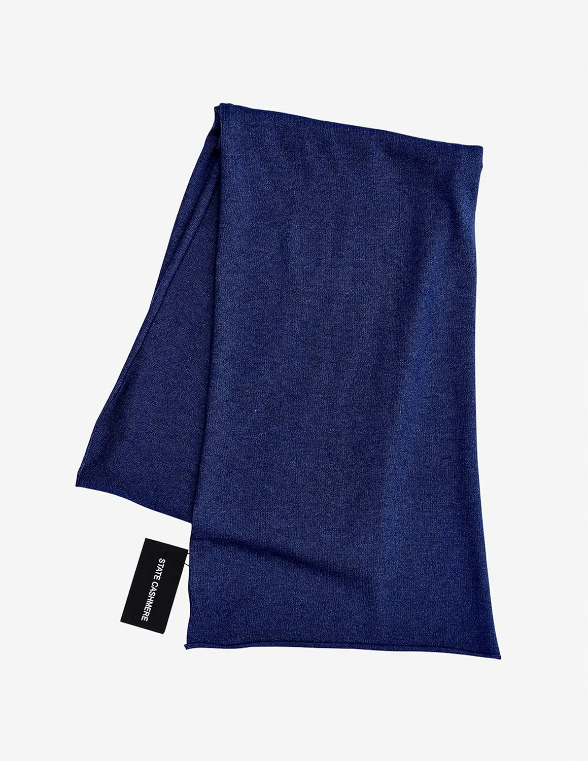 State Cashmere Unisex Long Jersey Knit Scarf 100% Pure Cashmere Ultra Warm Winter Accessories