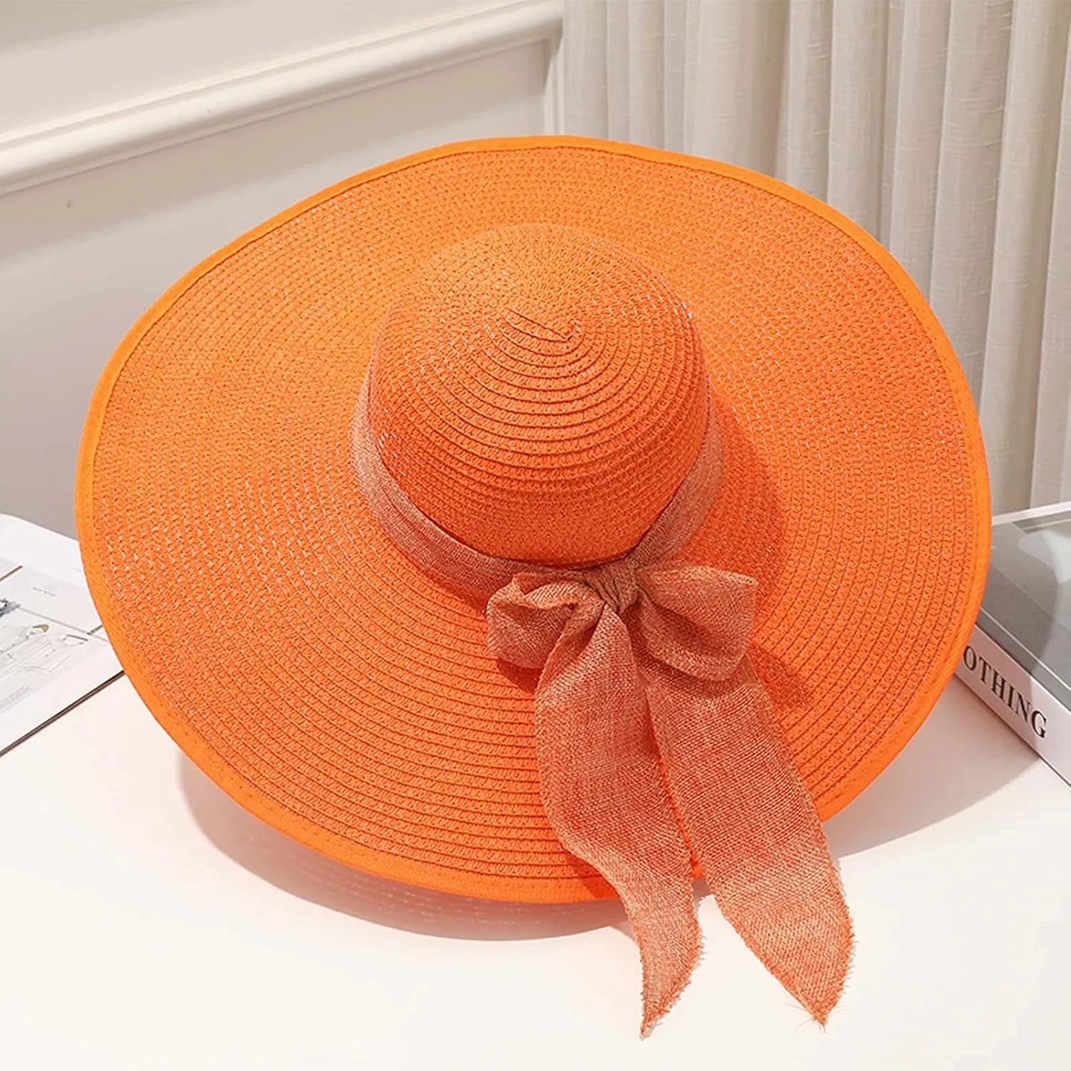 Sun Hat Womens Wide Brim Foldable Straw Hats Beach Sun Hats for Women Floppy Summer Hats UPF 50 