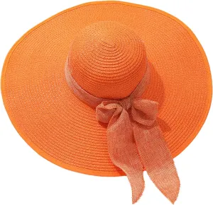 Sun Hat Womens Wide Brim Foldable Straw Hats Beach Sun Hats for Women Floppy Summer Hats UPF 50 