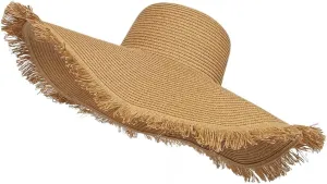 Sun Hats for Women 18.9'' Wide Brim Sun Protection Hats Floppy Straw Hats UV Protection Summer Hats Beach Hats