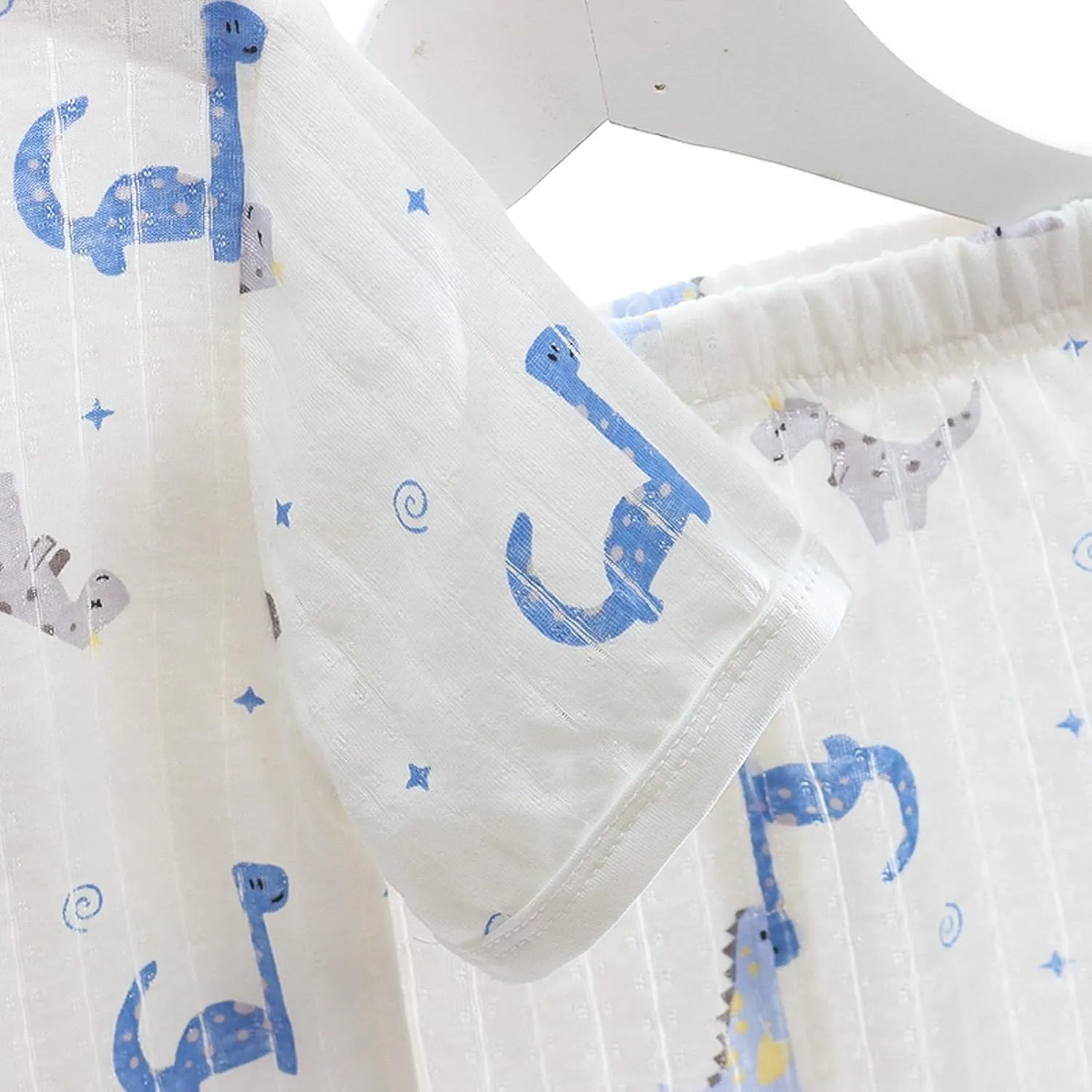 Toddler Boys Girls Short Sleeve Clothing Kids Pajamas Sleepwear Cartoon Prints Tops Shorts Toddler Boy Beach