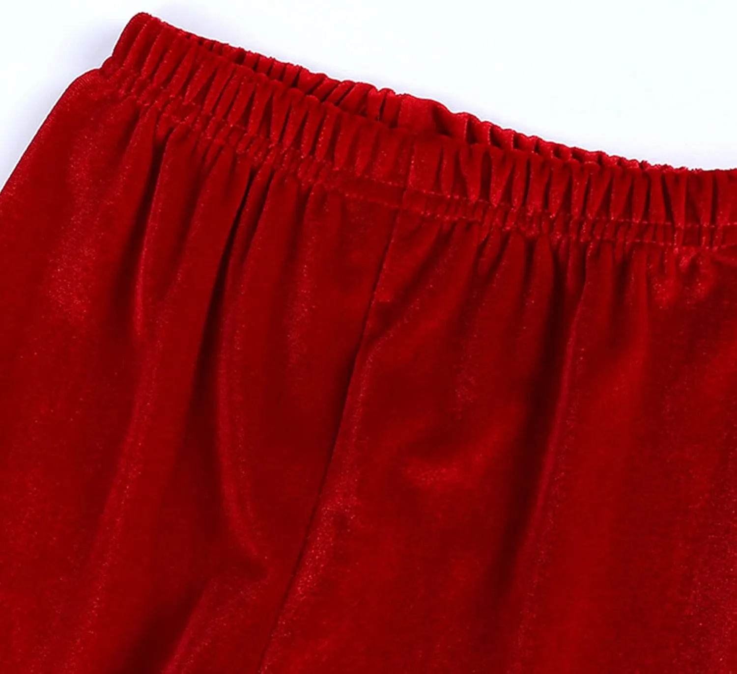 Toddler Boys Long Sleeve New Christmas Red Solid Colour Fleece Pajamas For Children Sleepwear Tops Boys Outfits 4