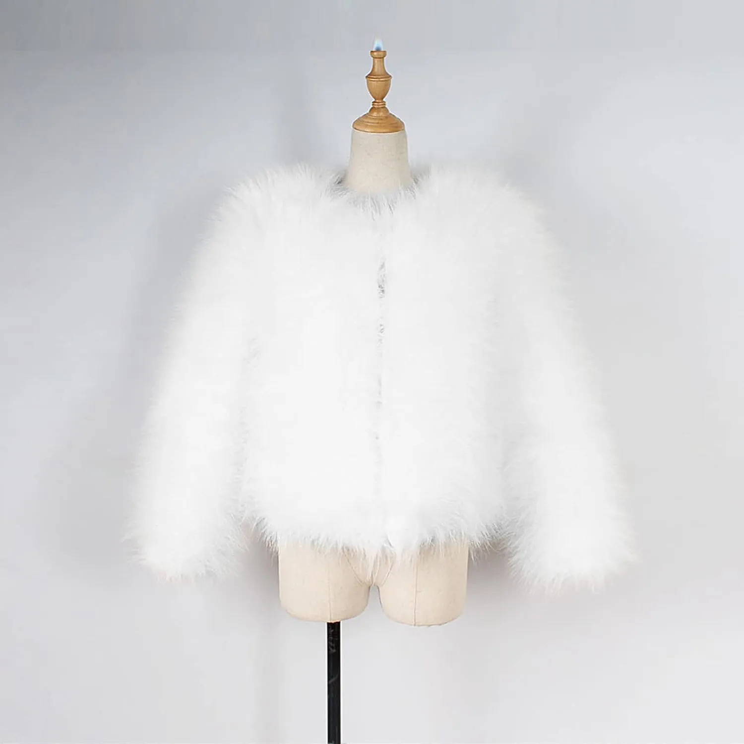 Toddler Girls Faux Fu Jacket Open Front Fu Cardigan Trendy Shaggy Jacket Kids Girls Furry Coat Thicken Winter 4t