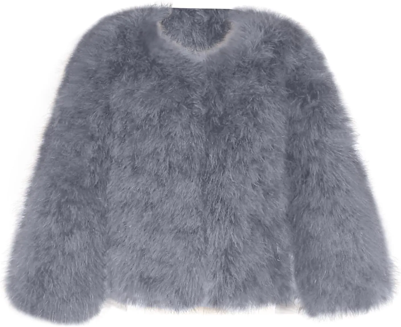Toddler Girls Faux Fu Jacket Open Front Fu Cardigan Trendy Shaggy Jacket Kids Girls Furry Coat Thicken Winter 4t