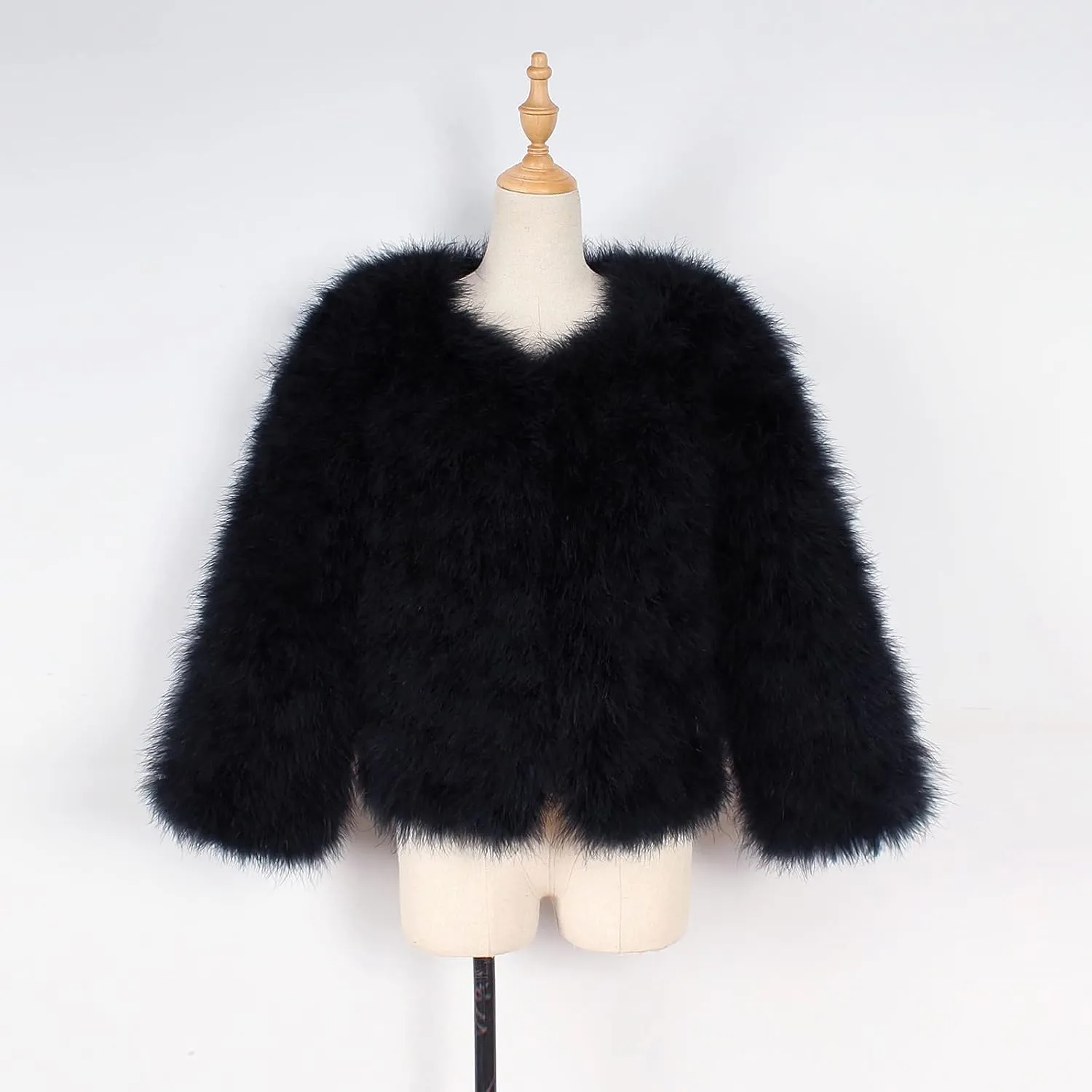 Toddler Girls Faux Fu Jacket Open Front Fu Cardigan Trendy Shaggy Jacket Kids Girls Furry Coat Thicken Winter 4t
