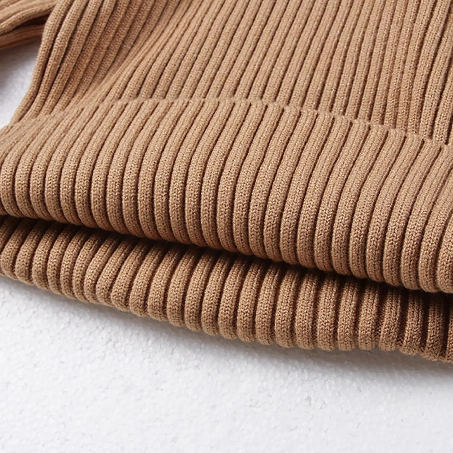 Toddler Girls Turtleneck Long Sleeve Chunky Knit Loose Oversized Sweater Pullover Jumper Tops Fall Winter Clothes
