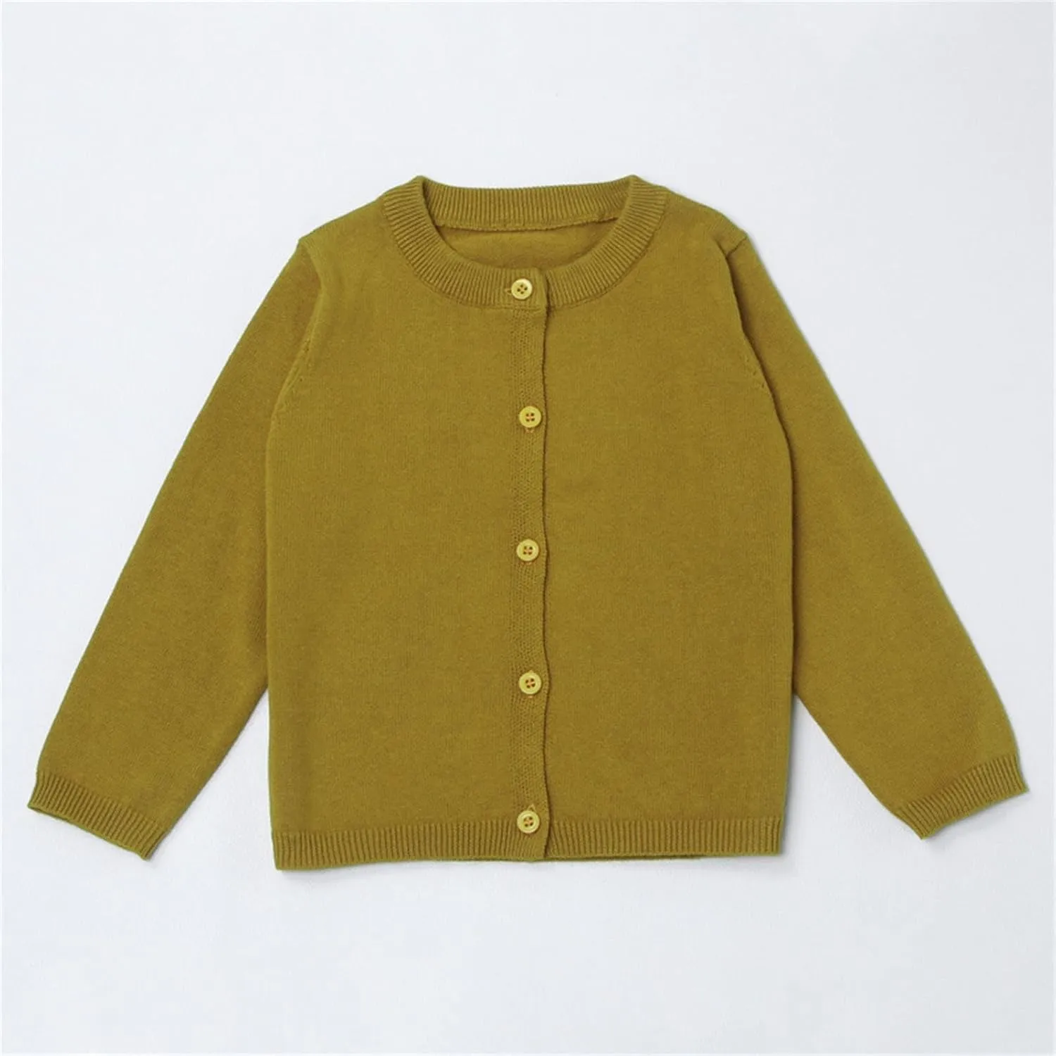 Toddler Kid Boys Girls Clothes Knitted Colorful Solid Sweater Cardigan Coat Tops Clothes for Girl 4t