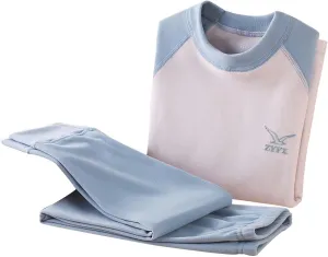 Toddler nug Fit Pajama Outfits Boys Girls Spring Pajamas Long Sleeve Sleepwear with Long Pants (Sky Blue, 10-12 Years)