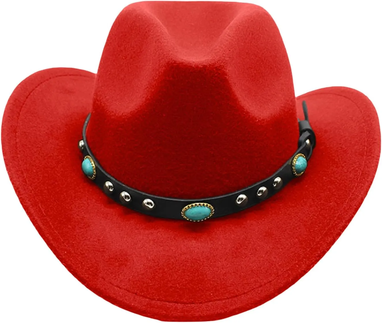Western Cowboy Hats for Women, Cowgirl Hat with Feathers, Straw Cowboy Hat, Men Halloween Party Costume Accessory