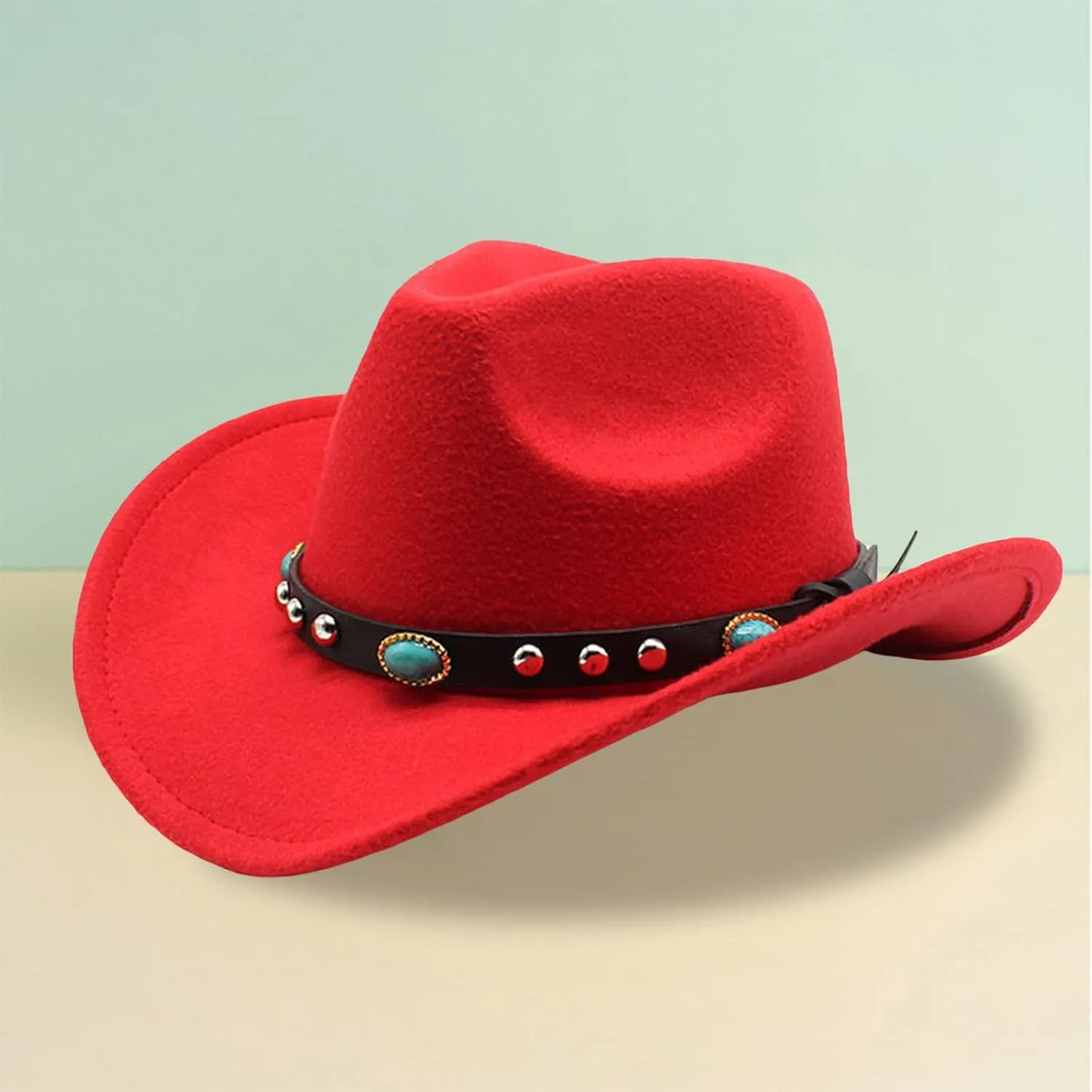 Western Cowboy Hats for Women, Cowgirl Hat with Feathers, Straw Cowboy Hat, Men Halloween Party Costume Accessory