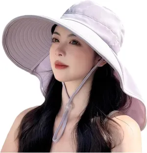 Wide Brim Sun Hat for Women UPF 50  Bucket Beach Essential Visor Outings Hiking Gardening Camping Travel Hats