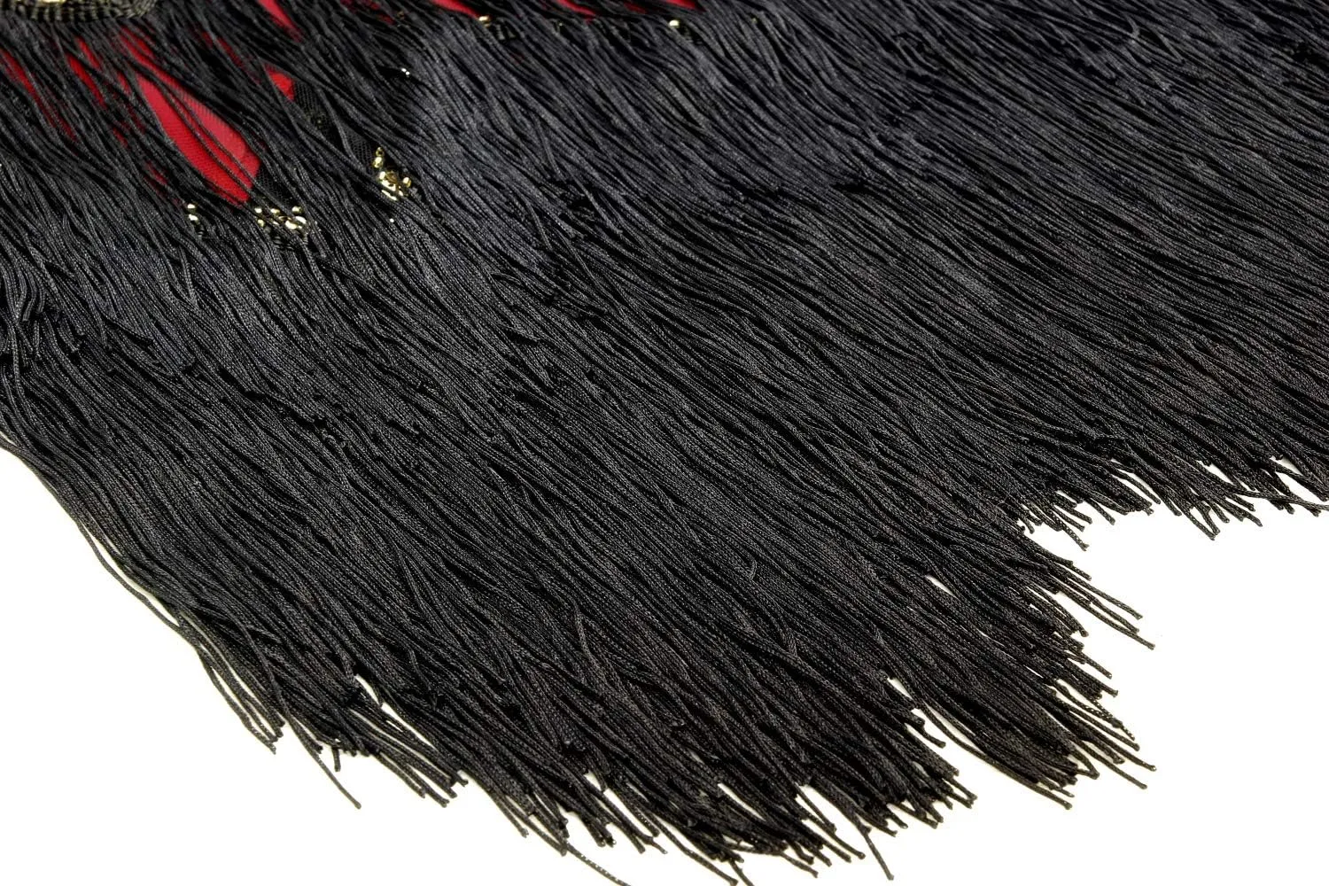 Women 1920S V Neck Sequined Beaded Gatsby Flapper Dress with 20s Accessories Set