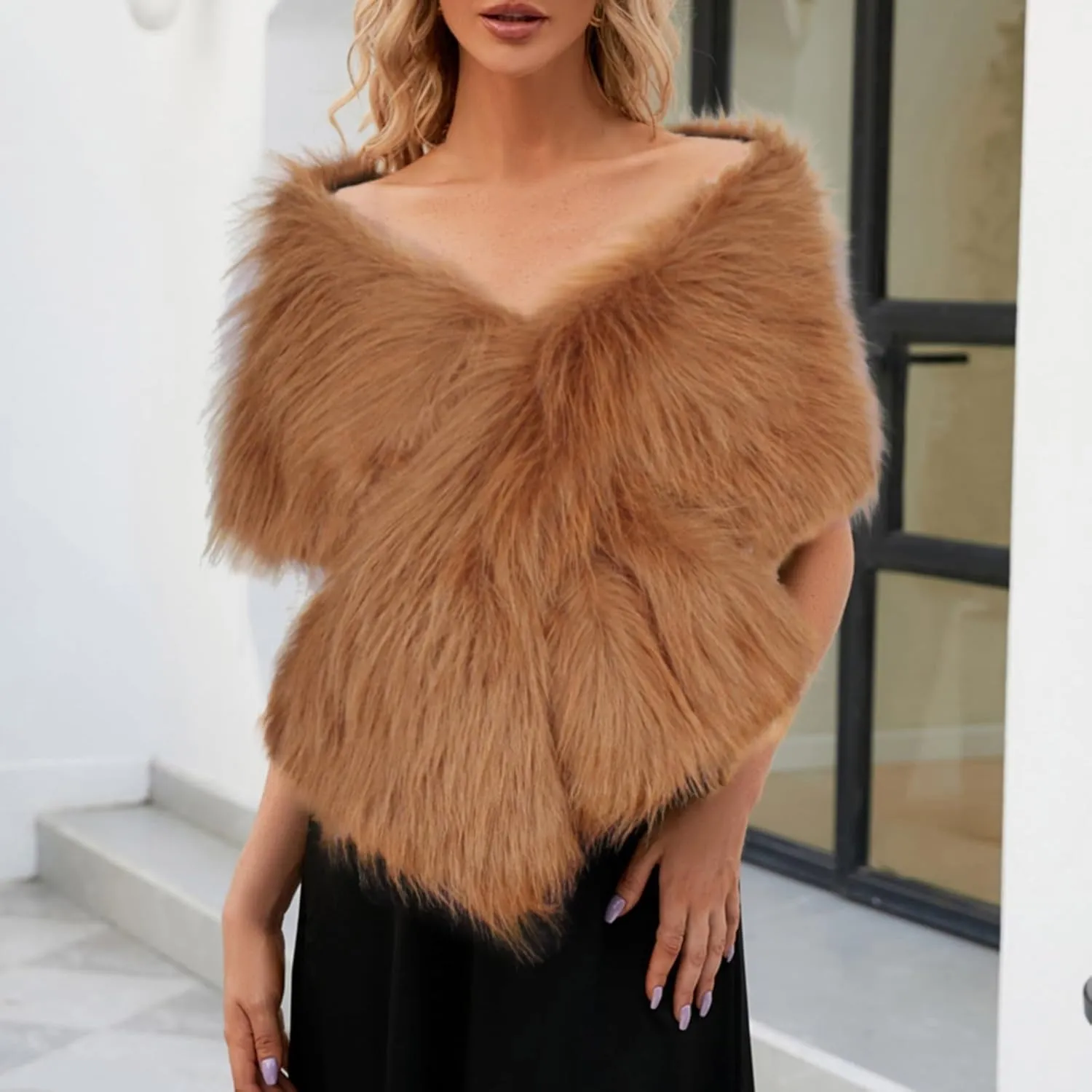 Women Cable Vintage Warm Winter Knitted Slouchy Oversize Shawl Scarf Wrap Cardigan Pashmina Poncho Cape Sweater Coat