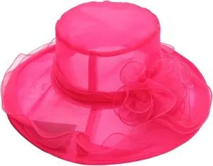 Women Church Hats for Women Fancy Tea Party Hats Wedding Fascinator Summer Travle Cap