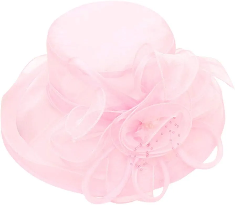 Women Lace Retro Wedding Tea Fascinator Hat Bridal Short Brim Roll up Sun Hat Sunshade Hat Fedora Foldable Lightweight