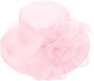 Women Lace Retro Wedding Tea Fascinator Hat Bridal Short Brim Roll up Sun Hat Sunshade Hat Fedora Foldable Lightweight