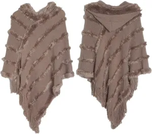 Women Pashmina Blanket Knitted Scarf Cardigan Sweater Cape Shawl Oversized Fall Winter Open Front Ponchos Wraps Gifts