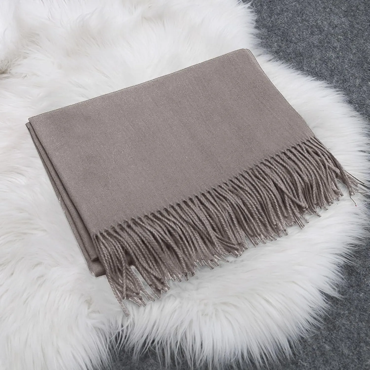 Women Pashmina Knitted Warm Cardigan Coat Poncho Sweater Scarf Cape Oversized Shawl Wraps Floral Blanket for Fall Winter