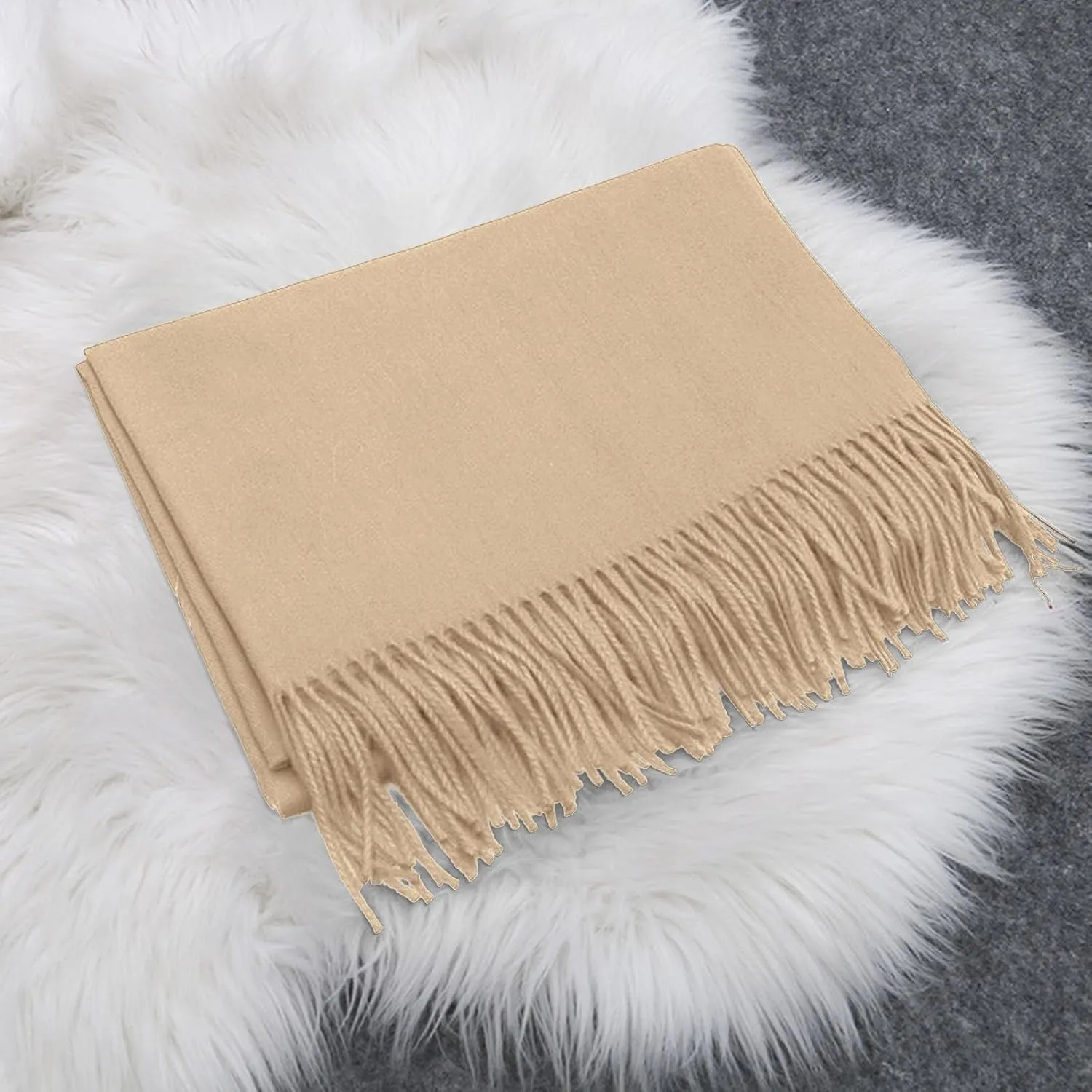 Women Pashmina Knitted Warm Cardigan Coat Poncho Sweater Scarf Cape Oversized Shawl Wraps Floral Blanket for Fall Winter