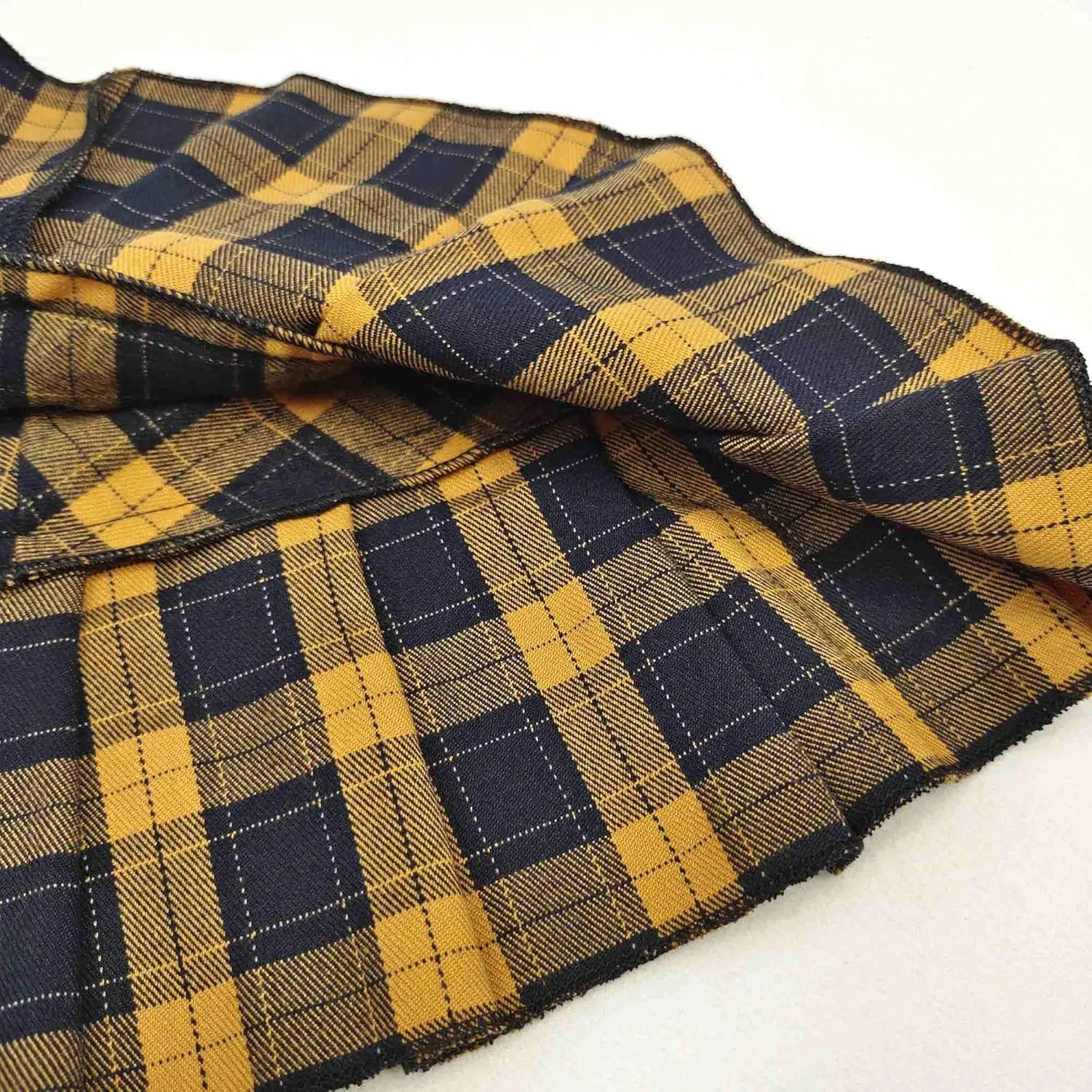Women Pleated Plaid Micro Mini Skirt Schoolgirl Cosplay Lingerie Skirts Sexy Role Playing Costume Outfit with Bow Tie