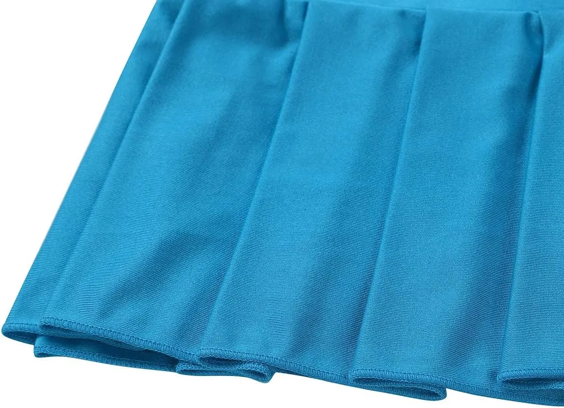 Women Schoolgirl Lingerie Low Rise Comfortable Pleated Mini Skirt Party Nightwear Clubwear