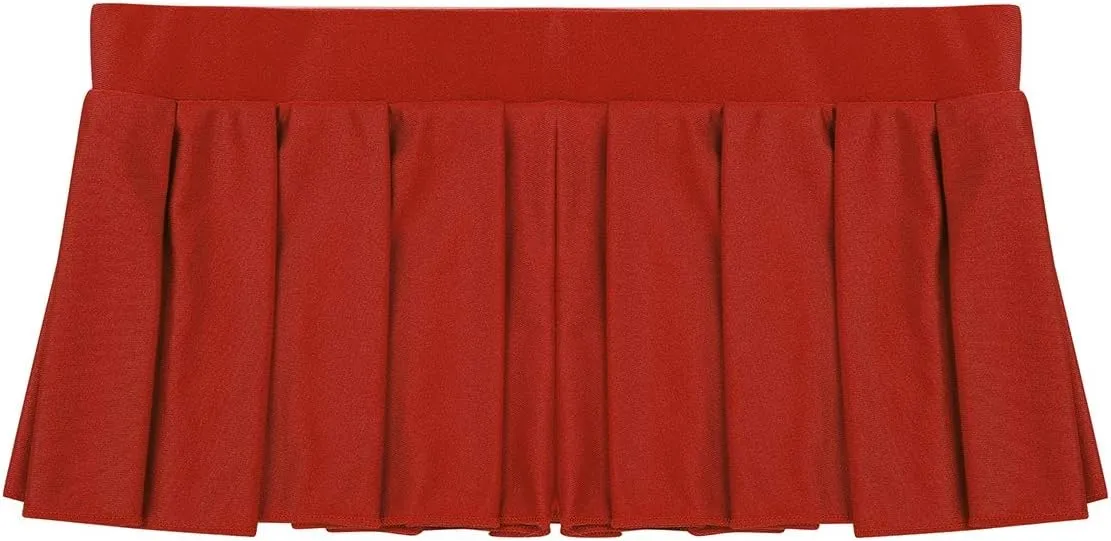 Women Schoolgirl Lingerie Low Rise Comfortable Pleated Mini Skirt Party Nightwear Clubwear