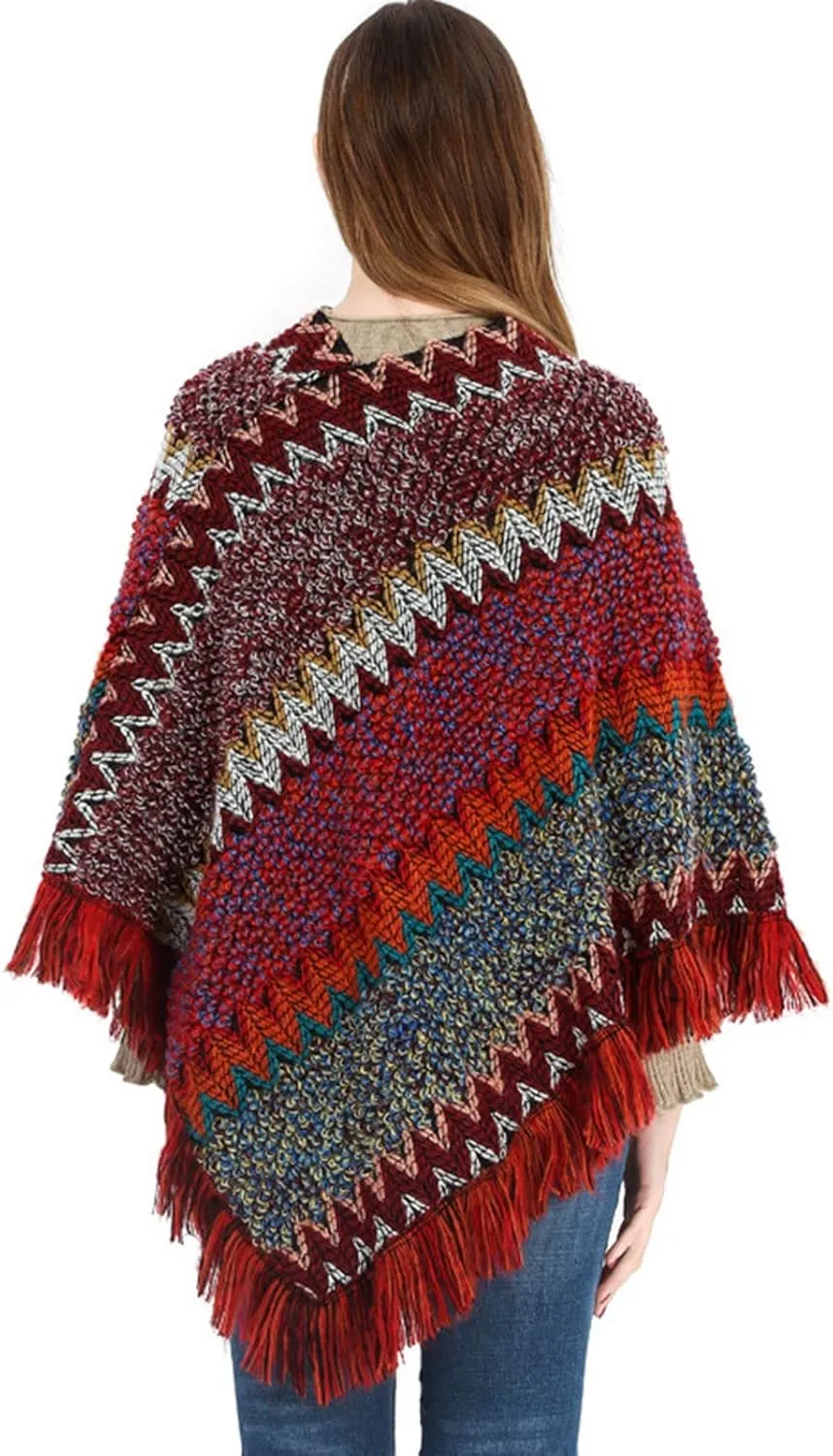 Women Shawls and Wraps Cardigan Sweater, Large Soft Shawl Thick Blanket Open Front Poncho Cape Large Scarves Gift