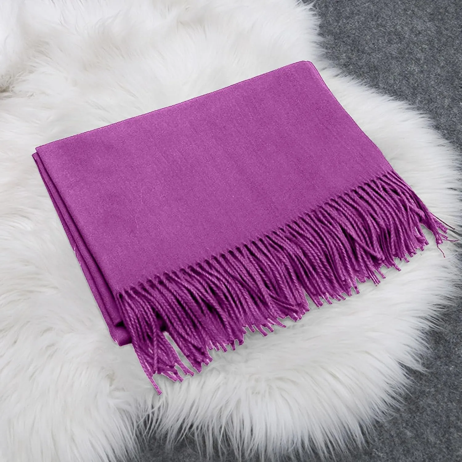 Women's Fashion Scarves Long Shawl Winter Thick Warm Knit Large Scarf Thick Blanket Scarfs Colorful Cardigan Sweater