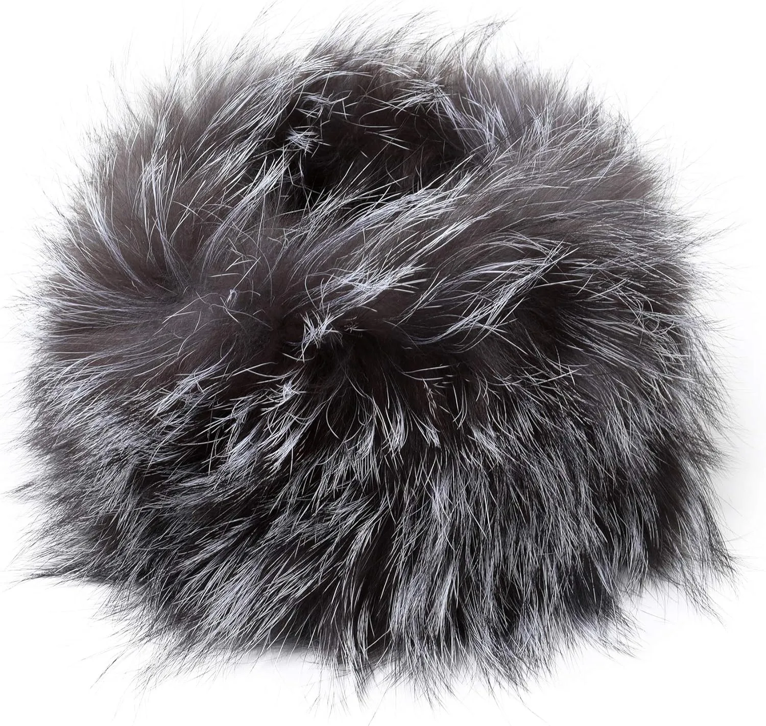 Women's Fur Infinity Scarf Furry Neck Warmer Fluffy Loop Scarves Winter