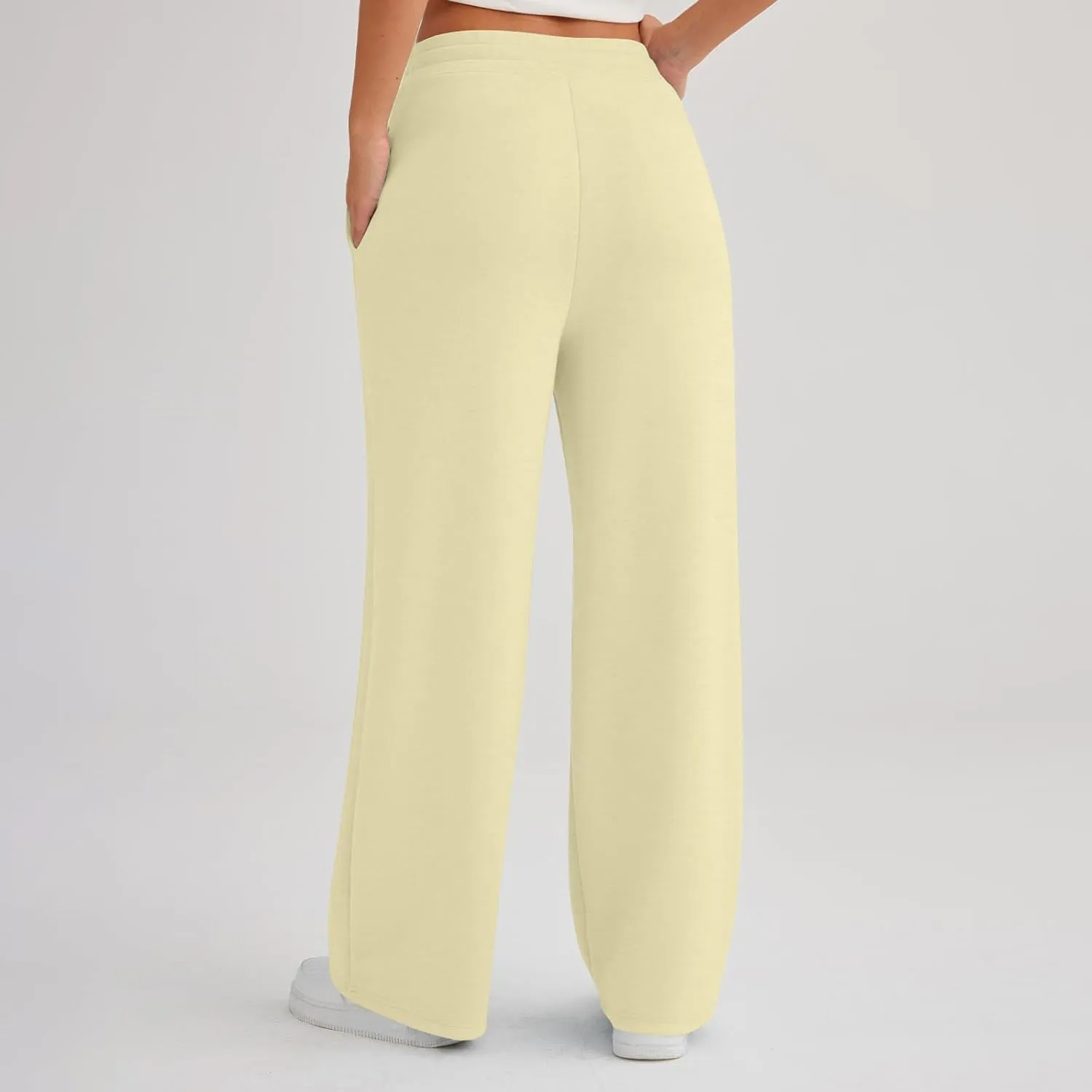 Women's High Waisted Sweatpants Workout Active Joggers Pants Baggy Lounge Bottoms Active Pants with Pockets